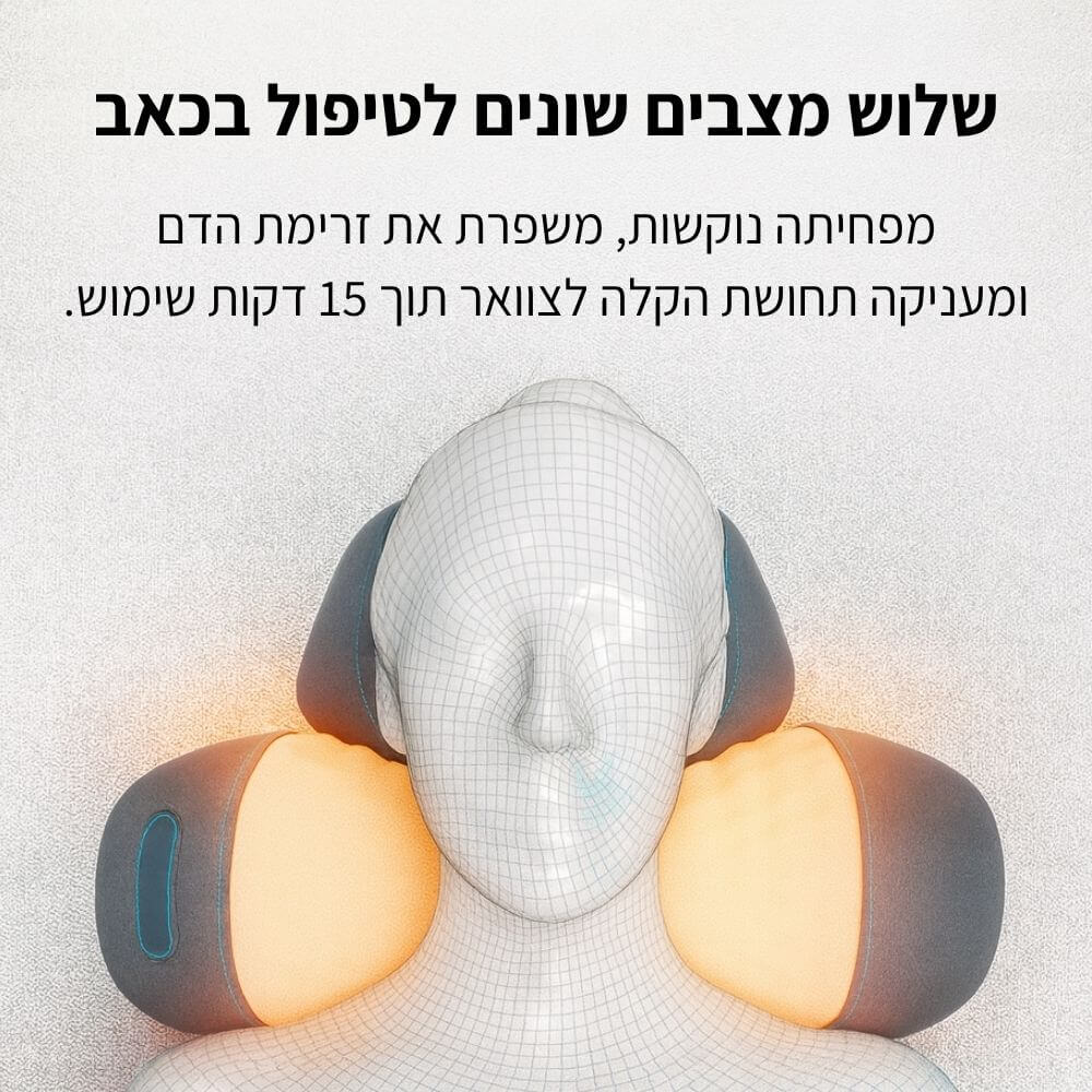 קל צוואר+ | כרית עיסוי להקלה על הצוואר מבית Shoplilo
